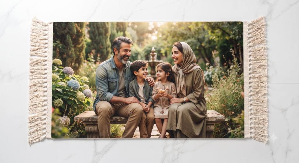 نمونه کار تابلو فرش طبیعت